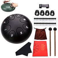1 Set Metal 6-inch 8-tone Steel Tongue Drum Kit Musical Instruments
