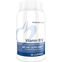 Designs for Health Sublingual Vitamin B12 - 5000mcg B12 as Methylcobalamin, Natural Berry Flavor (60 Lozenges)