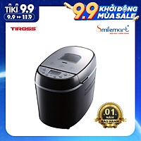 Máy Làm Bánh Mì Tiross 12 Chức Năng TS822 - Hàng chính hãng