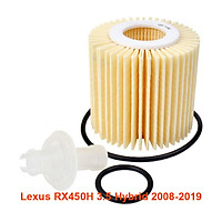 Lõi lọc nhớt OE118J-3 dùng cho Lexus RX450H 3.5 Hybrid 2008, 2009, 2010, 2011, 2012, 2013, 2014, 2015, 2016, 2017, 2018, 2019 04152-YZZA1