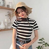 (Có sẵn)Áo T shirt sọc retro cá tính ulzzang