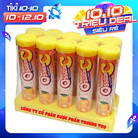 Combo 10 túyp sủi vitamin Ossizan C vị cam giúp bổ sung năng lượng, tăng sức đề kháng