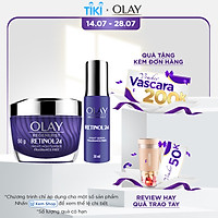 OLAY Anti-Aging Combo Retinol24 Extract: Night Cream 50g And Serum 30ml