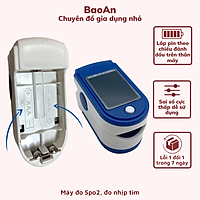 Máy đo huyết áp kẹt ngón tay kỹ thuật số màn hình LED đo nồng độ Oxy, SpO2 trong máu