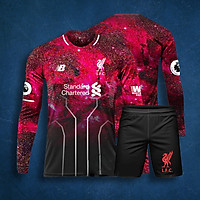Áo Bóng Đá Độc Lạ Dài Tay - CLB Liverpool Galaxy