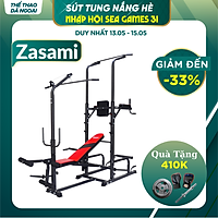 Giàn tạ đa năng kết hợp xà đơn xà kép Zasami 8211 ( chưa gồm đòn và tạ )