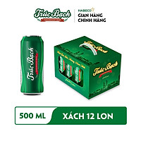Bia Trúc Bạch - Thùng 12 lon 500ml - Phiên bản Tết