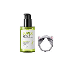 Tinh Chất Dưỡng Da Se Khít Lỗ Chân Lông Some By Mi Super Matcha Pore Tightening Serum 50ml + Tặng Kèm 1 Băng Đô Tai Mèo Màu Ngẫu Nhiên