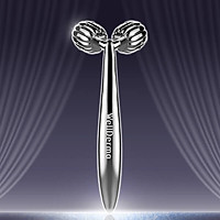 Thanh Lăn Massage, Nâng Cơ Mặt Wellderma Face Lifting Dark Silver Roller + Tặng kèm 1 mặt nạ sủi bọt Su:m 37 Đen
