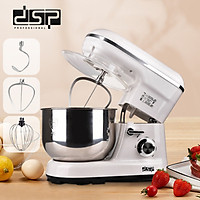 Máy trộn bột và đánh trứng dung tích 5 lít cao cấp DSP KM3007 Công suất: 1200W với 5 tốc độ đánh khác nhau - Hàng nhập khẩu
