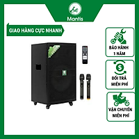 Loa kéo/karaoke di động Mantis MT15-ST1A công suất lớn 600W bảo hành toàn quốc 3 way 4 tấc