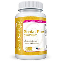 Organic Goat's Rue - Increase Breast Milk Supply - 120 Vegetarian All Natural Breast Feeding Pills - Herbal Support Aid for Lactation & Nursing - Safe and Free from Gluten, Dairy, Soy - Mama's Select -