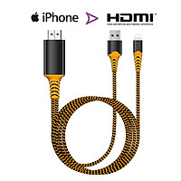 Cáp chuyển đổi kết nối với Tivi qua cổng HDMI dây dệt Hàng cao cấp
