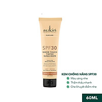 Kem Chống Nắng SPF30 Sukin Suncare SPF30 Sheer Touch Tinted Sunscreen Light - Medium 60ml