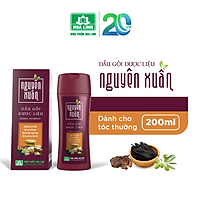 Dầu gội Dược liệu Nguyên Xuân nâu 200ml (Dành cho tóc thường & da đầu dầu)