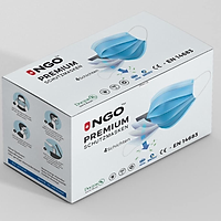 Khẩu trang y tế kháng khuẩn cao cấp Doctor K NGO - Trắng - 50 cái/Hộp
