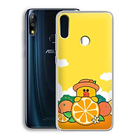 Ốp lưng dẻo cho điện thoại Zenfone Max Pro M2 - 01219 7881 SALLY03 - in hình Vịt Sally ngộ nghĩnh - Hàng Chính Hãng