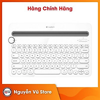 Bàn phím không dây bluetooth Logitech K480 - Kết nối 3 thiết bị, tối giản, phù hợp Mac/ PC/ Laptop/ Điện thoại/Tablet - Hàng chính hãng