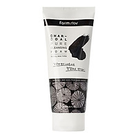 Sữa Rửa Mặt Từ Than Hoạt Tính Farmstay Char-Coal Pure Cleansing Foam (180ml)