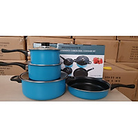 Bộ nồi chảo chống dính đáy từ 7 món dùng được tất cả các loại bếp (Induction)