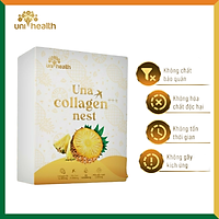 Una Collagen +++ Nest Unihealth 16.800mg Collagen Từ Da Cá, 5.000mg Yến Tươi, Nước Uống Đẹp Da (Hộp 28 Gói x 10ml)
