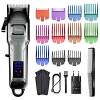 Tông đơ cắt tóc bằng điện có thể sạc lại usb HATTEKER Electric Hair Clipper Professional