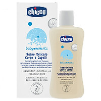 Sữa tắm gội dưỡng ẩm, chống rôm sảy chiết xuất Yến Mạch Chicco 0M+ ( 200ml ) - Tặng 1 gấu bông mini cho bé