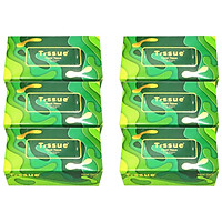 Lốc 6 Hộp khăn giấy hộp cao cấp T.ssue (180 tờ x 2 lớp/Hộp)