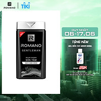 Sữa tắm cao cấp Romano Gentleman lịch lãm nam tính sạch sảng khoái 180gr