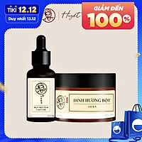 Combo Bà Lão: Serum Mụn Sẹo Nám Cao Cấp 30ml + Đinh Hương Bột 120g