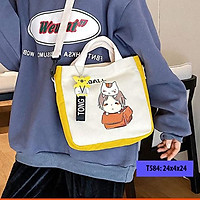 Túi tote vải bố cá tính phong cách hàn quốc T584