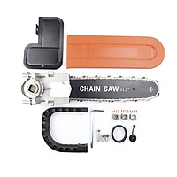 Khung cưa xích cầm tay tra dầu tự động - Phụ kiện gắn máy mài trục M10, M12, M14