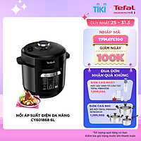 Nồi áp suất điện đa năng Tefal CY601868 - 6 Lít - 15 chức năng - Hàng chính hãng