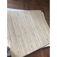 Xốp Dán Tường Giả Gỗ 3D Loại 1 - KHỔ LỚN 77 X 70CM - Chống Nóng, Chống Thấm, Cách Âm- Trang Trí Nhà ,Phòng Học, Phòng Ngủ, Nhà Hàng - Hàng Chính Hãng MINIIN