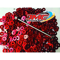 Lông đền nhôm màu đỏ 10li 12li Thái(giá 1 cái)