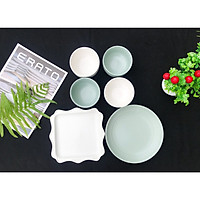 Bộ bát đĩa 6P - Kết hợp Rire series & Bella - Erato - Hàng nhập khẩu Hàn Quốc
