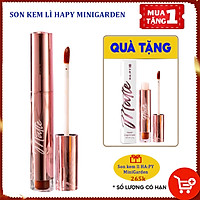 (TẶNG 1 SON) Son môi kem lì HA:PY Matte Lip Cream phiên bản nâng cấp HAPY Roses MiniGarden