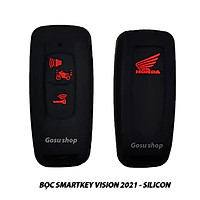 Bọc chìa khoá smartkey Vision 2021 - Cao su Silicon đủ màu, ôm khít