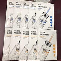 BỘ 10 MẶT NẠ GIẤY DERMATORY AMPOULE SHOT MASK 35G - Vita