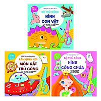 Bộ Sách Dành Cho Trẻ Từ 5 Tuổi: Đôi Bàn Tay Khéo Léo - Tặng Kèm Chiếc Kéo An Toàn (Bộ 3 Cuốn)