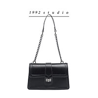 Túi xách nữ 1992 s t u d i o/ PRONY BAG/ màu đen đeo chéo đeo vai