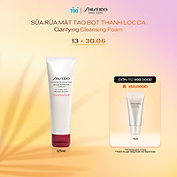 Sữa Rửa Mặt Tạo Bọt Thanh Lọc Da Shiseido Clarifying Cleansing Foam (125ml) - 14529