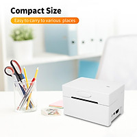 Aibecy Desktop Thermal Label Printer Portable 3 Inch All in One Barcode Receipt Printer 20-80mm Paper Width USB