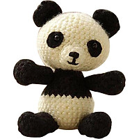 DIY Panda Móc Búp Bê Bộ Dành Cho Người Mới Bắt Đầu Trẻ Em Treo Cũi Đồ Chơi Nhồi Bông Quà Tặng Sinh Nhật