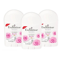 Bộ 3 Sáp khử mùi trắng da Enchanteur Romantic 40g*3