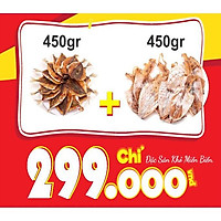 Combo: CÁ CHỈ VÀNG - MỰC KHÔ