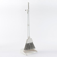 2 PCS/Set Jiezhi Broom Holder Set Plastic Dustpan Soft Bristle Broom Thicken Household Sweep Floor Multi-functional