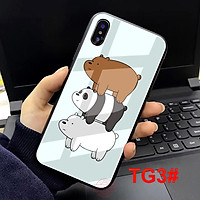Ốp điện thoại kính cường lực in hình we are bear dành cho iphone 5 / 6 / 7 / 8 / xr / x / xs / xs max / 11 / 11pro / 11pro max / 12 / 12 mini / 12 pro / 12 pro max - A1067