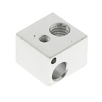 Block Heater Aluminum For Reprap Makerbot MK8 3D Printer Screw Hole M3 M6 V5