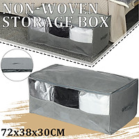 Clothes Quilt Blanket Storage Bag Clothing Non-woven Fabric Box Zip Organizer
